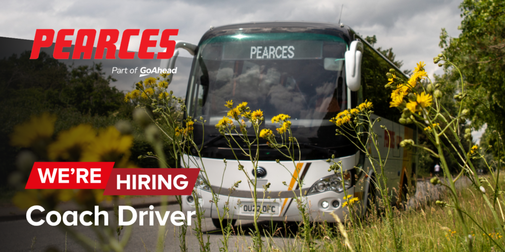Pearces, We're Hiring, Coach Driver